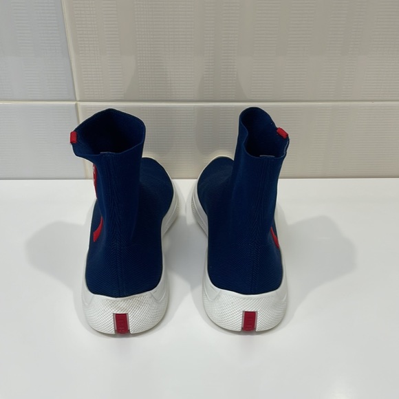 Prada Logo Band Sock Sneakers - Picture 6 of 10
